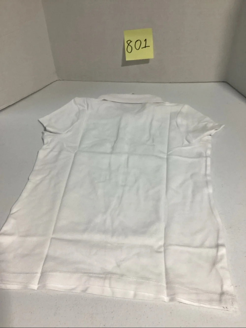The Children's Place White Girls Polo Top with Button Placket